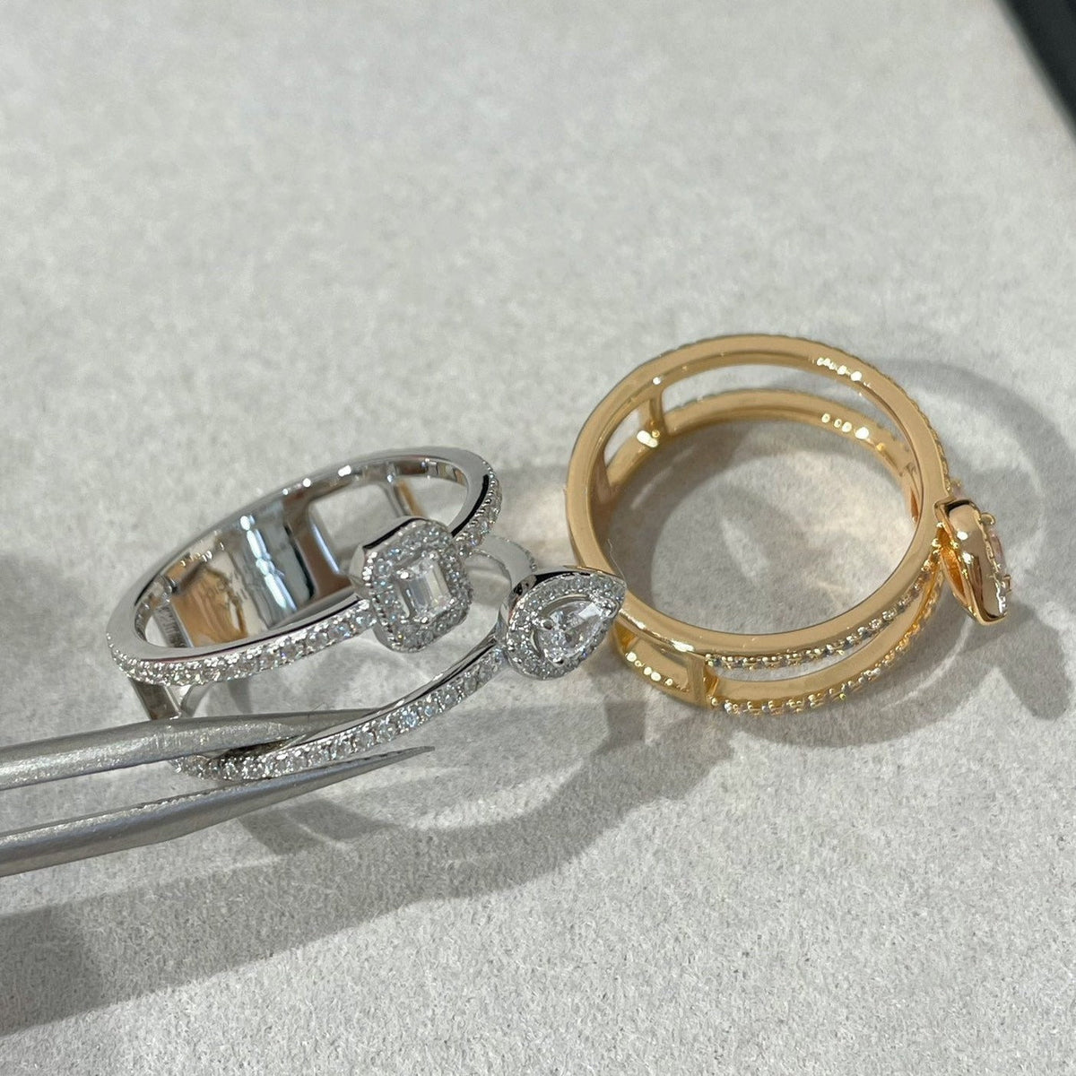 Messika My Twin Double Row Ring