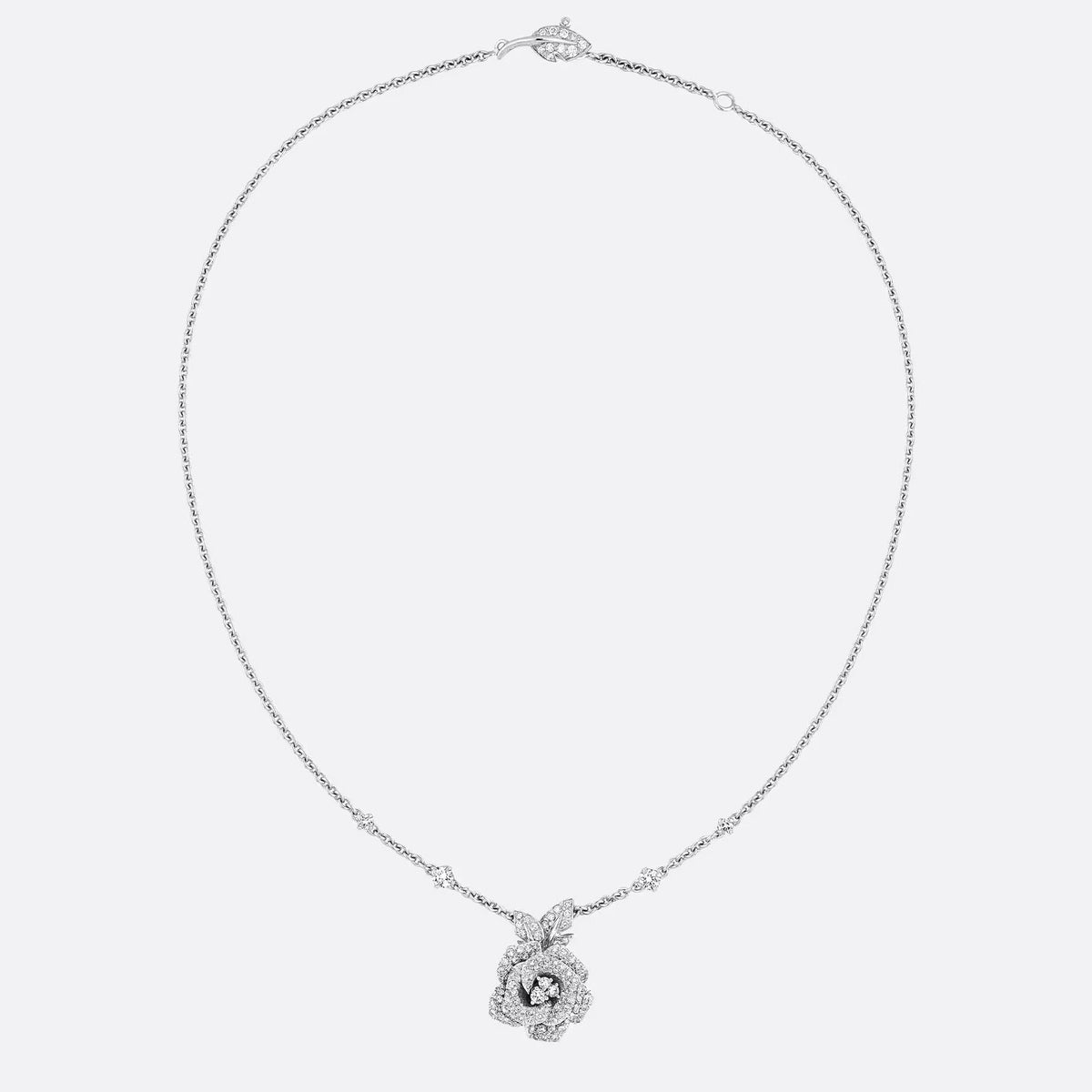 Dior Rose Bagatelle Cubic Zirconia Medium Necklace