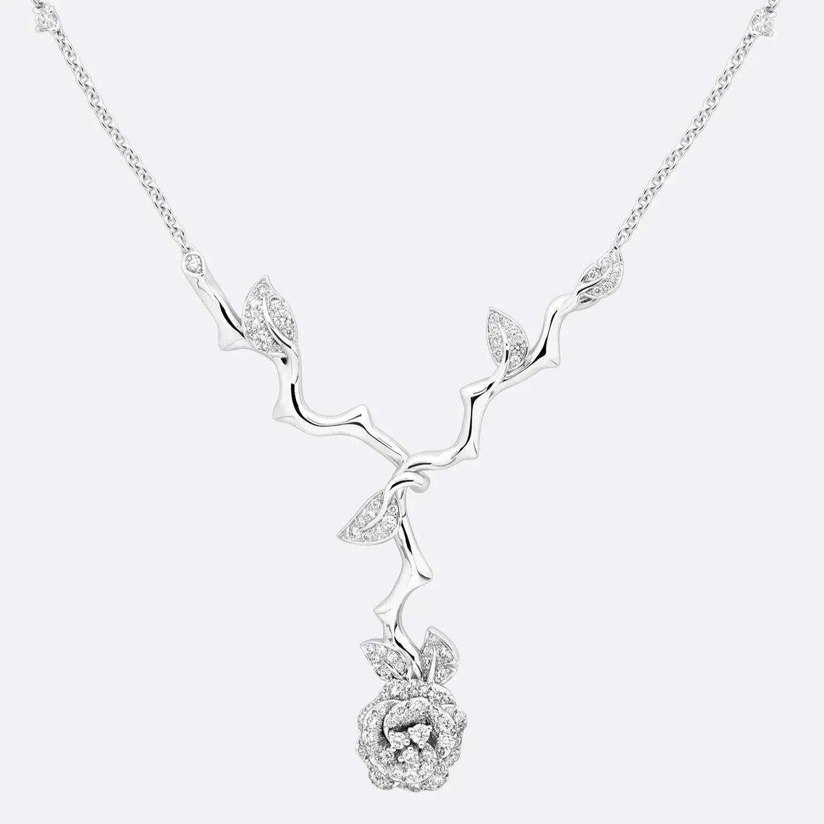Dior Rose Bagatelle Cubic Zirconia Necklace