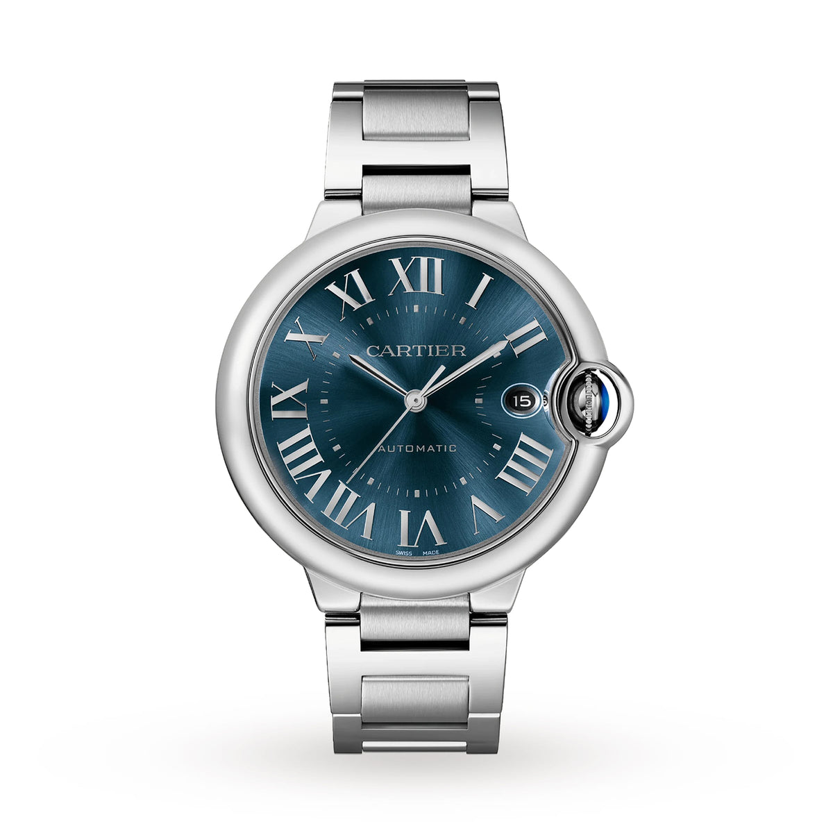 Ballon Bleu de Cartier 40 Watch - 40mm, Steel, Blue Dial