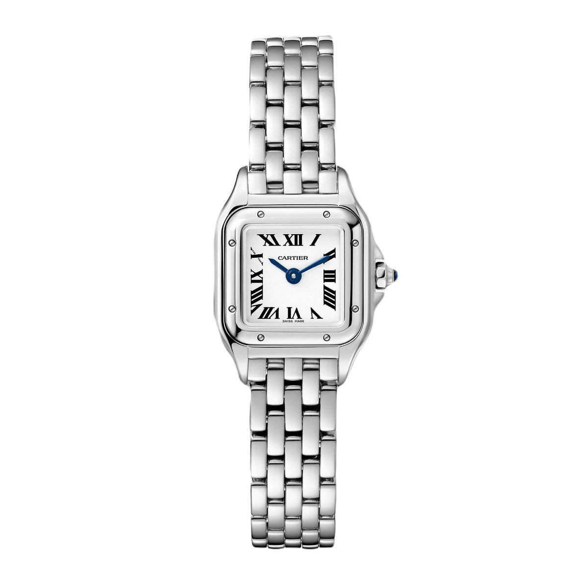 Panthère de Cartier Mini Model Watch - 20mm, Steel, Silver Dial