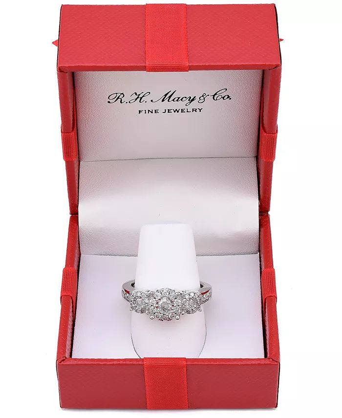 Diamond Three Stone Engagement Ring (3/4 ct. t.w.) in 14k Gold