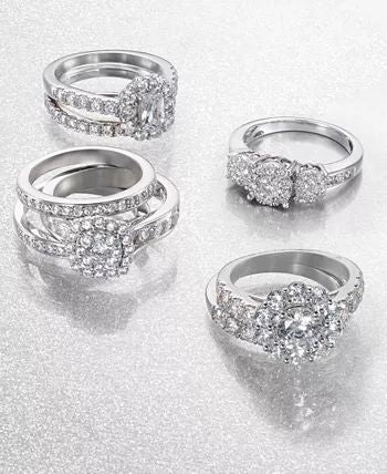 Diamond Three Stone Engagement Ring (3/4 ct. t.w.) in 14k Gold