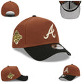 Atlanta Braves Brown and Black New Era Adjustable Hat with 1995 World Series Patch
