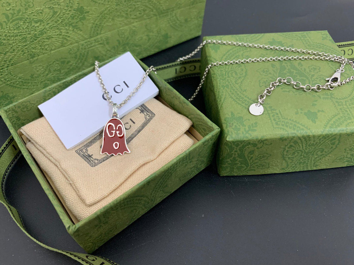 Gucci GG Ghost Red Necklace