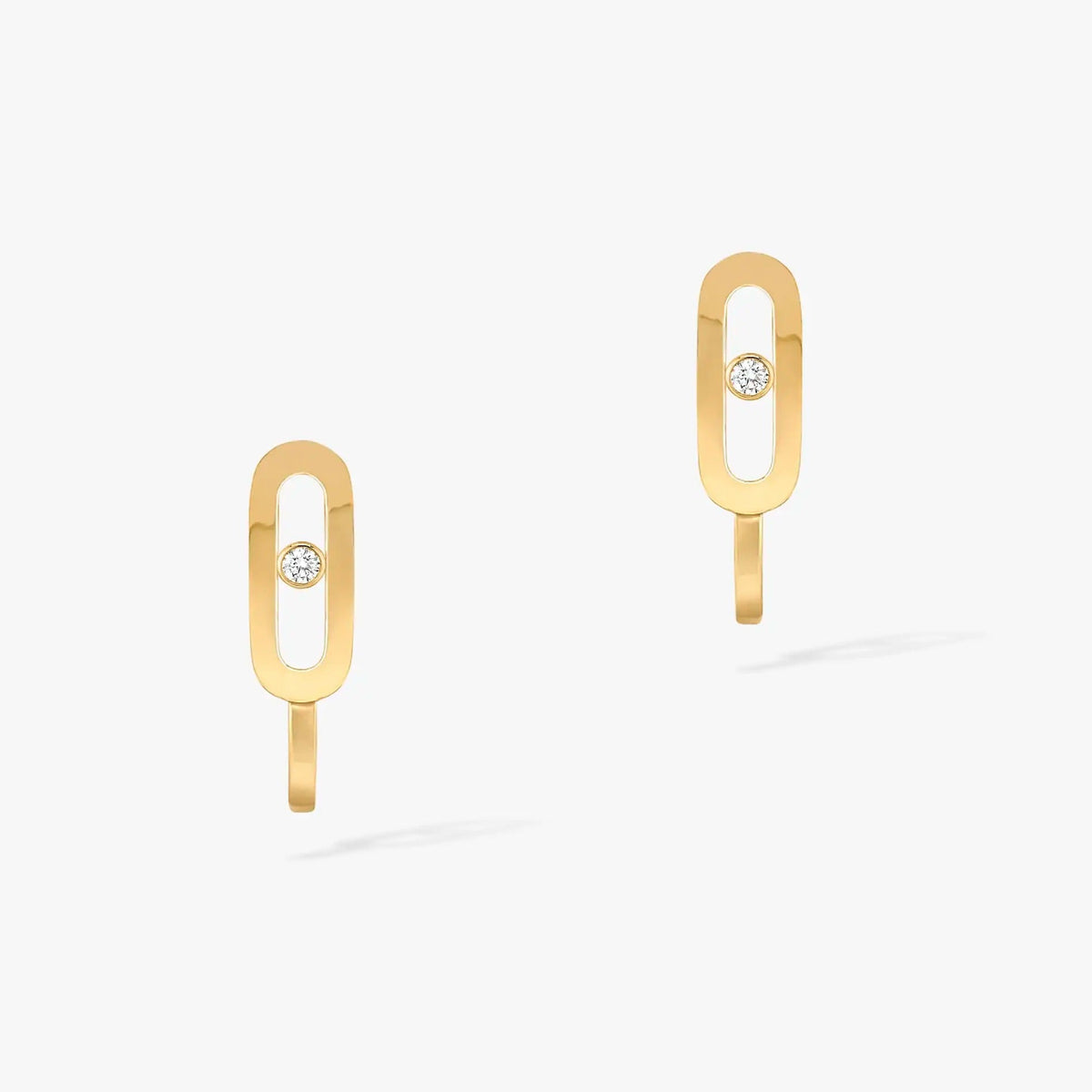 Messika Creoles Move Uno Mini 1 Cubic Zirconia Earrings