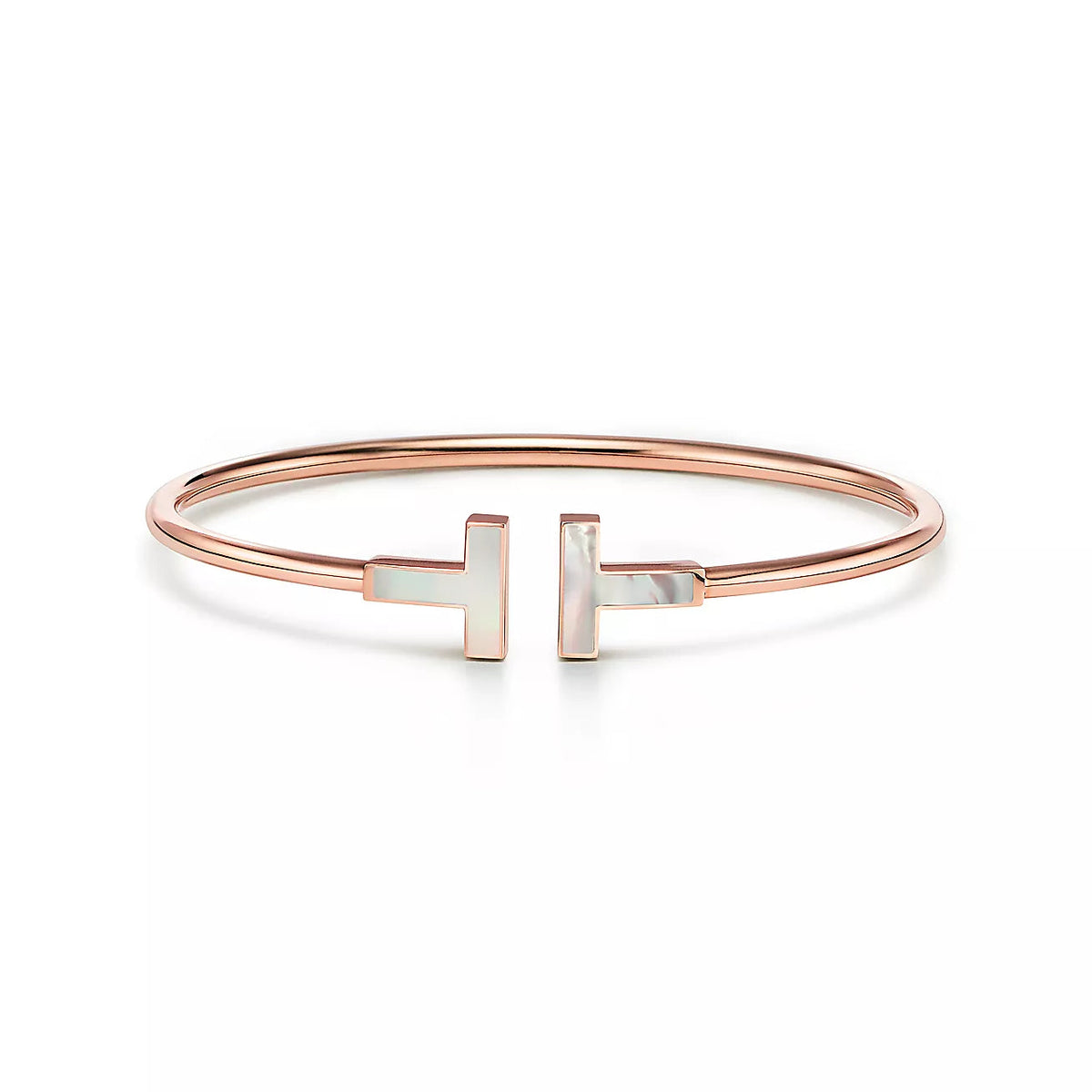 Tiffany T Bracelet 1.8MM Turquoise Pink Gold