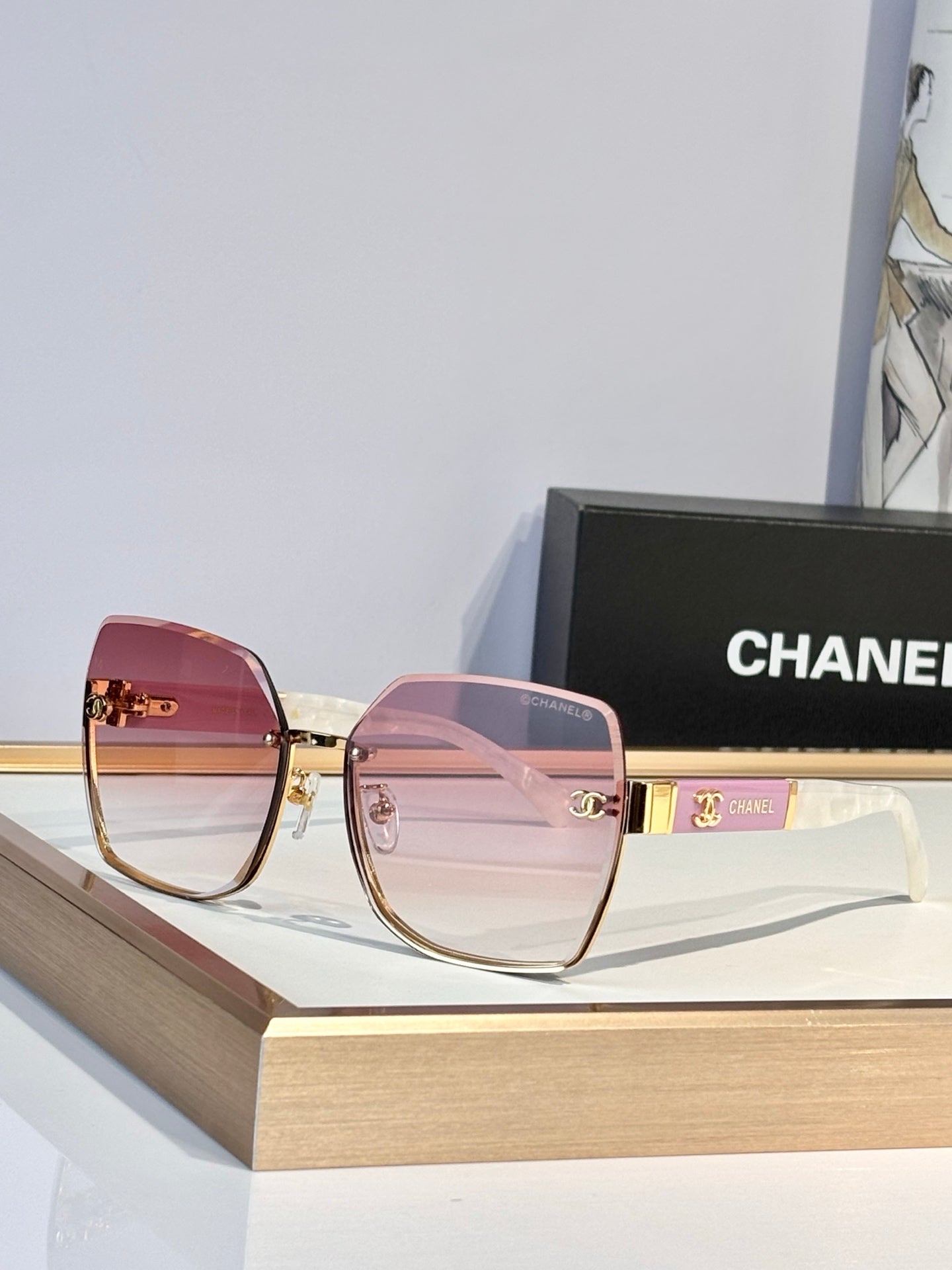 CHANEL Sunglasses-5504-H