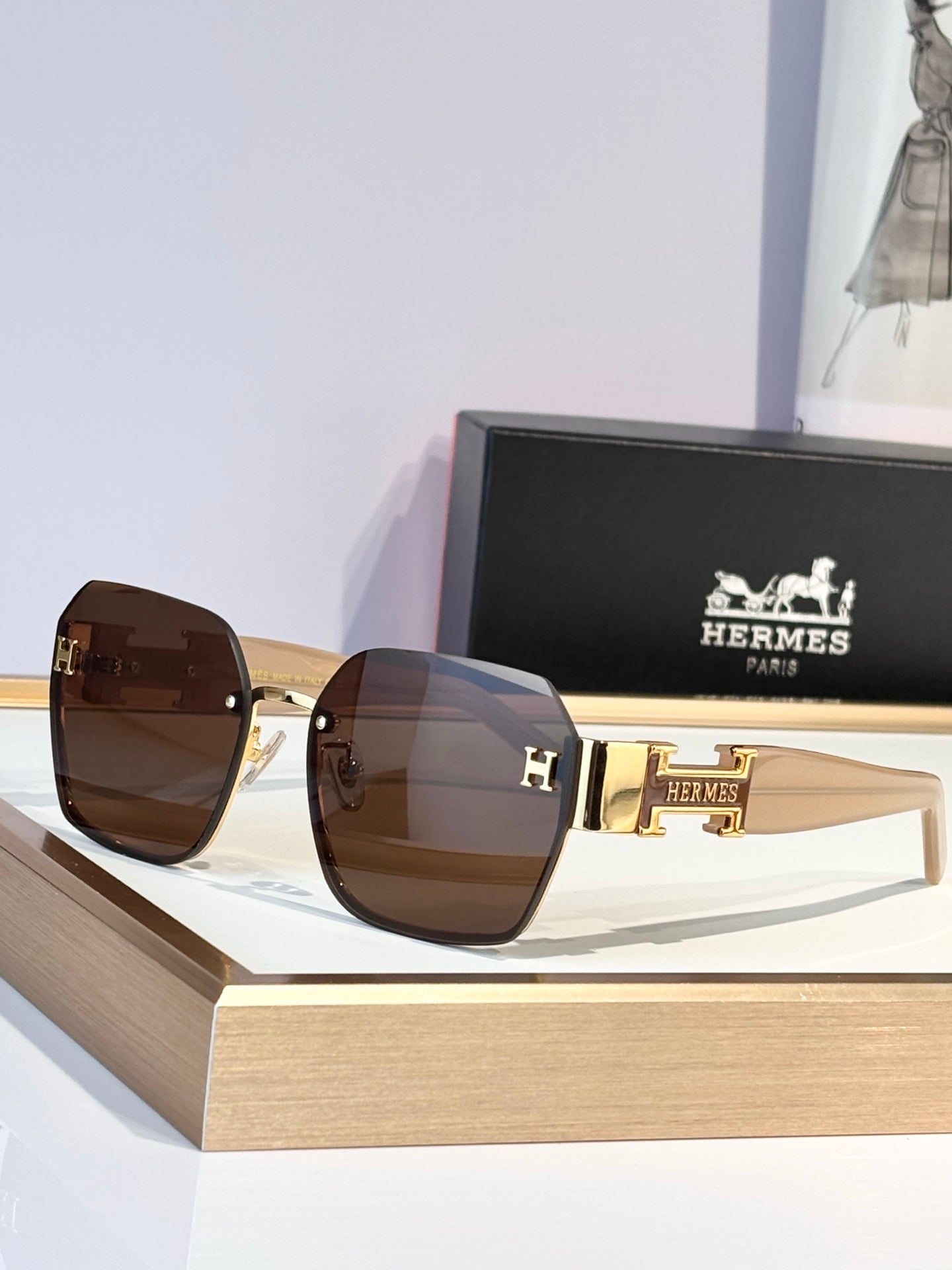 HERMES Sunglasses-H8026